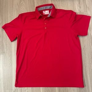 Chick-Fil-A Polo Red Work Shirt Mens XL Employee Uniform Short Sleeve oobe